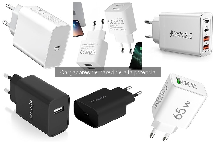 Mejores cargadores de pared de alta potencia en 2023