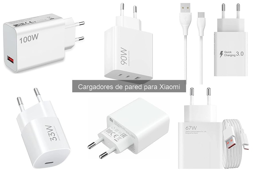Mejores cargadores de pared para móviles Xiaomi 2023