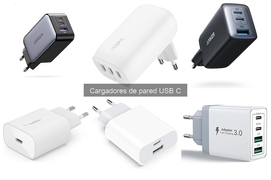 Mejores Cargadores de Pared USB C para Smartphones 2023