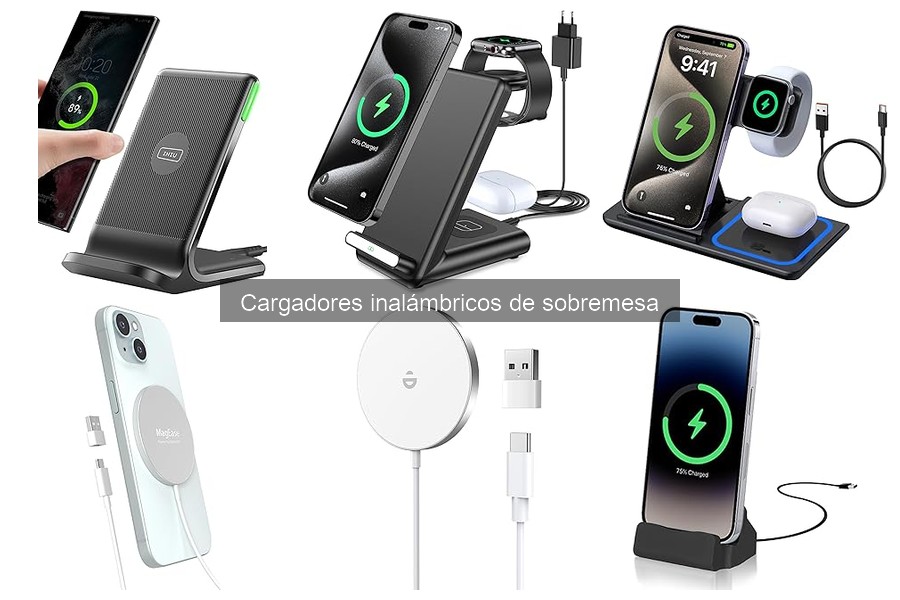 Mejores Cargadores Inalámbricos de Sobremesa para Oficina
