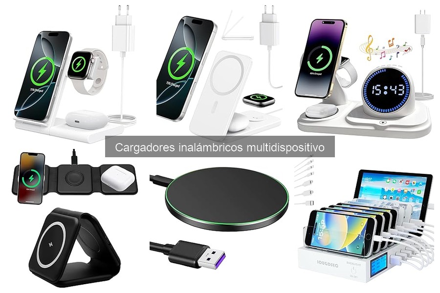 Mejores cargadores inalámbricos multidispositivo para smartphones