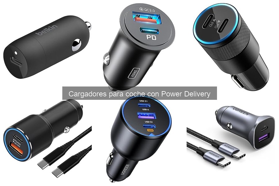 Mejores cargadores para coche con Power Delivery en 2023