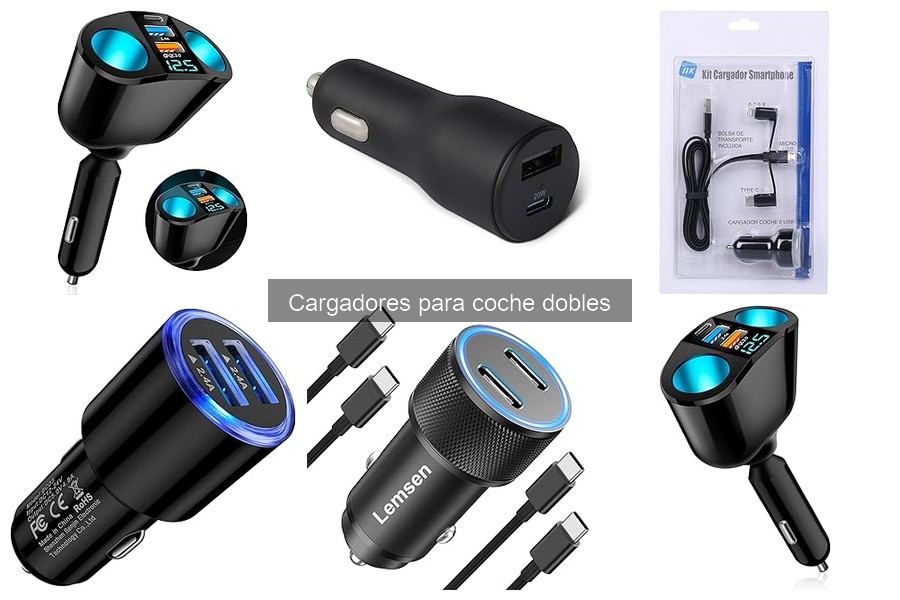 Mejores Cargadores para Coche Dobles: Comparativa 2023
