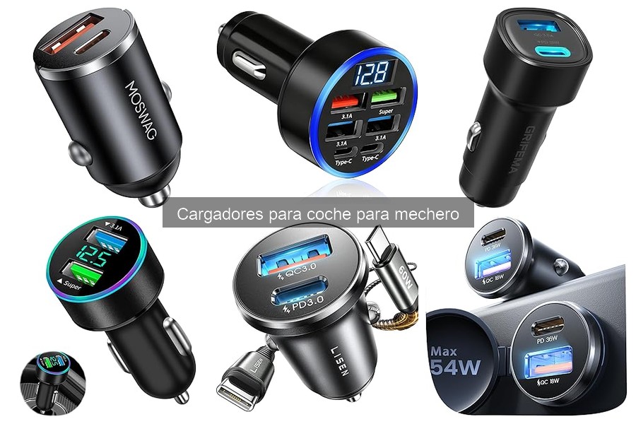 Mejores cargadores para coche mechero 2023: Comparativa y Opiniones