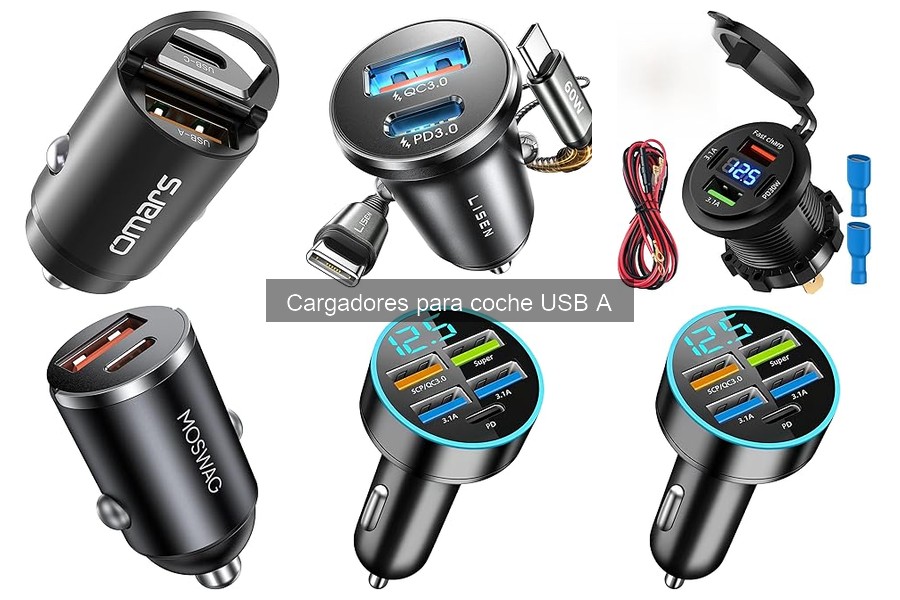 Mejores cargadores para coche USB A en viajes largos
