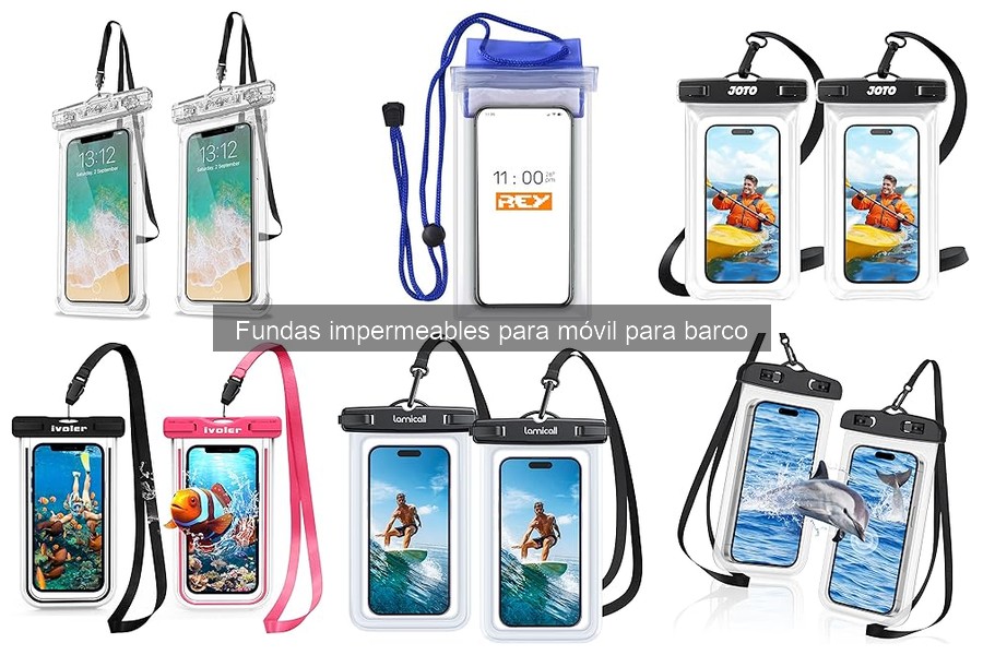 Mejores fundas impermeables para móvil en barco: comparativa 2023