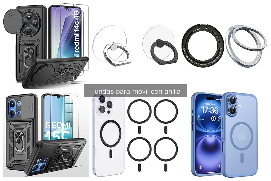 Mejores fundas para móvil con anilla en 2023: Top 3 comparativa