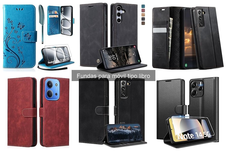Mejores fundas tipo libro para Samsung y Xiaomi en 2023