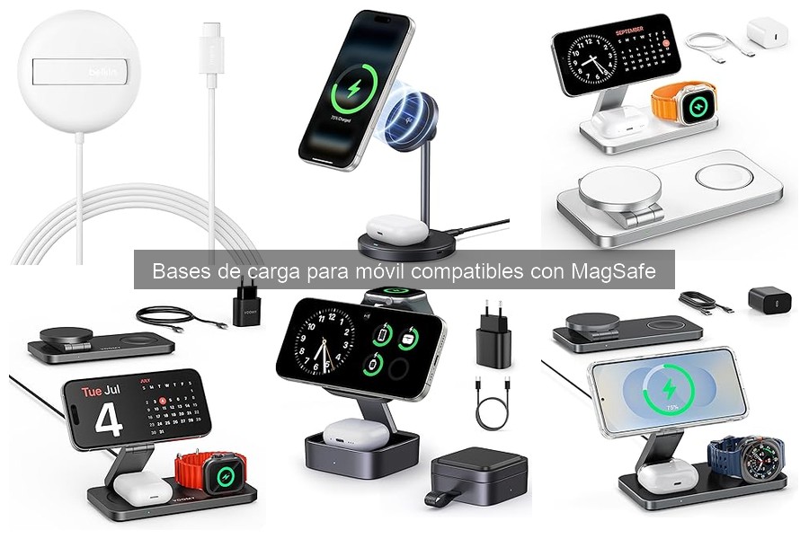 Mejores lugares para comprar bases de carga MagSafe baratas