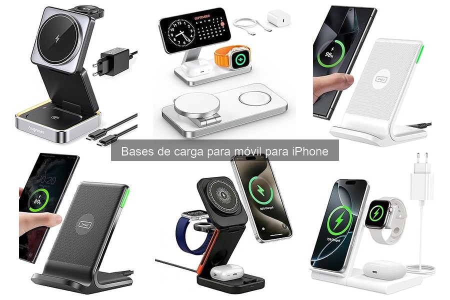 Mejores lugares para comprar bases de carga para iPhone