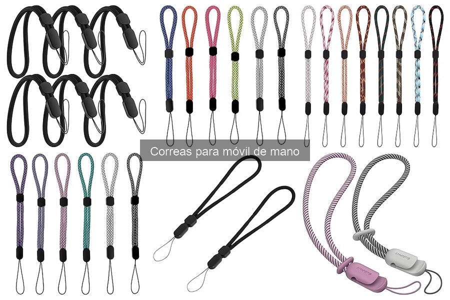 Mejores materiales para correas de móvil de mano