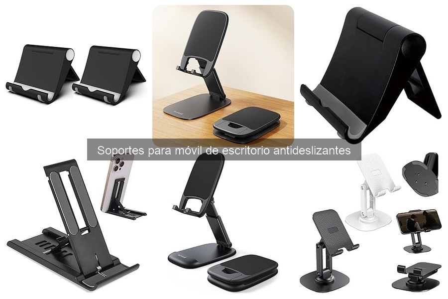 Mejores materiales para soportes antideslizantes de móvil
