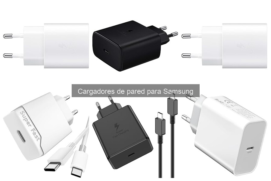 Mejores ofertas de cargadores de pared para Samsung