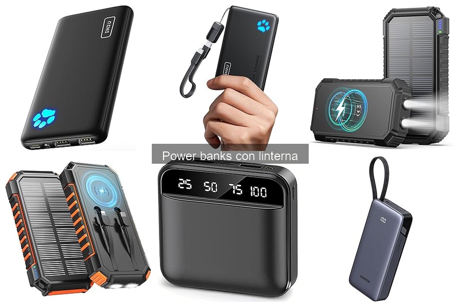 Mejores ofertas en power banks con linterna para 2023