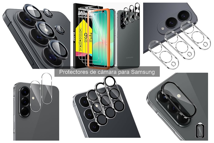 Mejores ofertas en protectores de cámara para Samsung