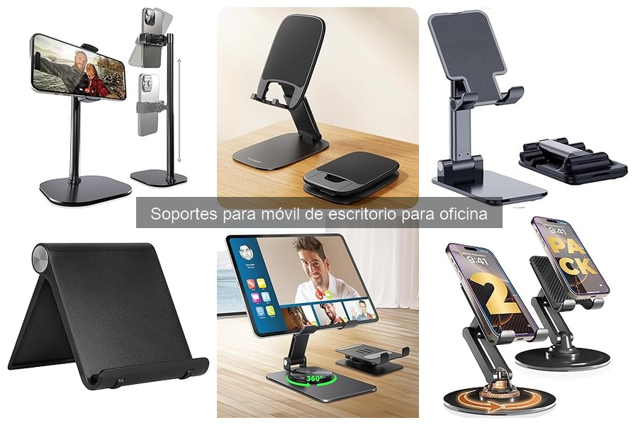 Mejores ofertas en soportes para móvil de escritorio