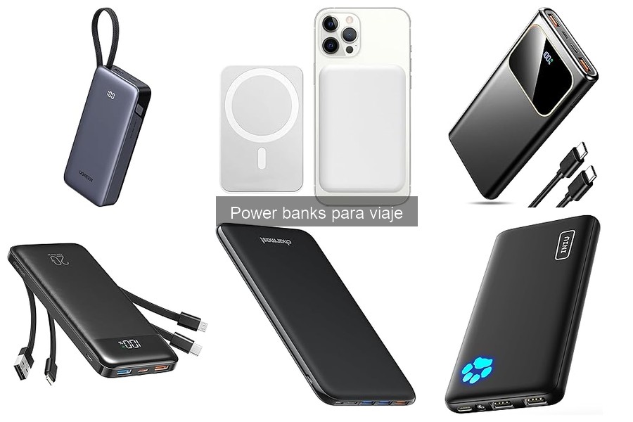 Mejores ofertas y descuentos en power banks para viajar