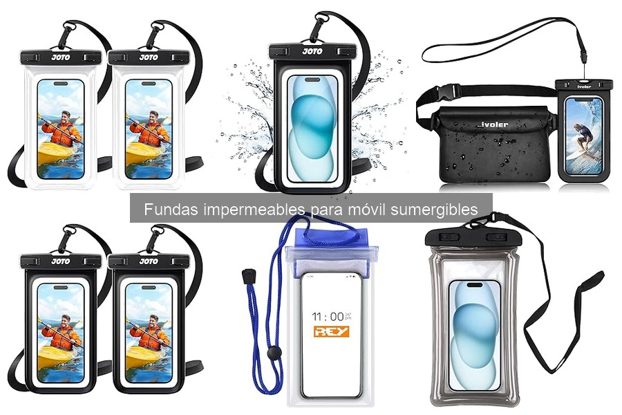 Mejores ofertas y precios de fundas impermeables para móviles