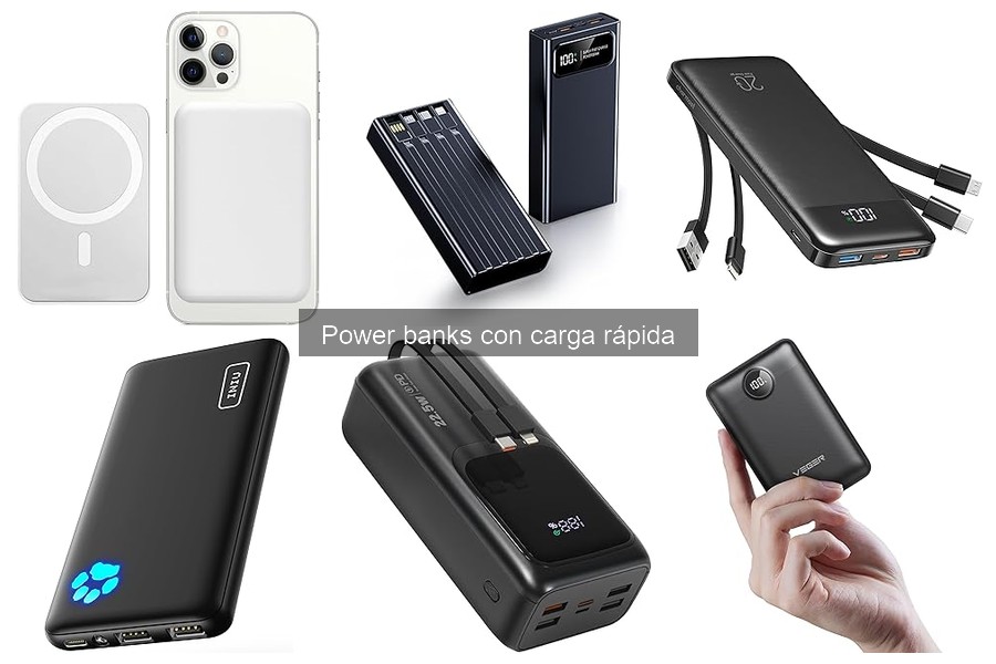 Mejores power banks con carga rápida para viajar