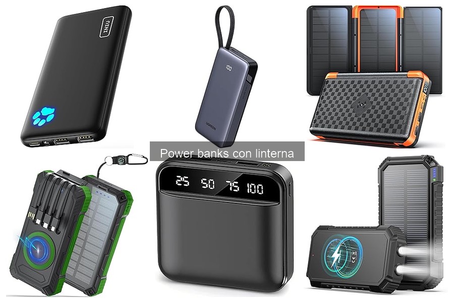 Mejores power banks con linterna para camping en 2023