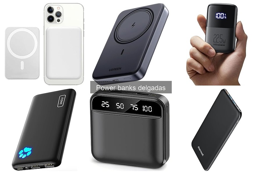 Mejores power banks delgados para viajeros en 2023