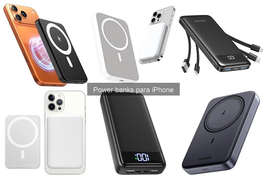 Mejores power banks para iPhone en 2023: Comparativa y análisis
