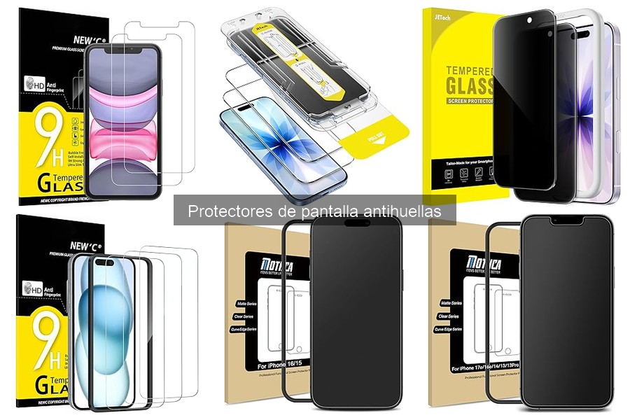 Mejores protectores antihuellas para iPhone en 2023