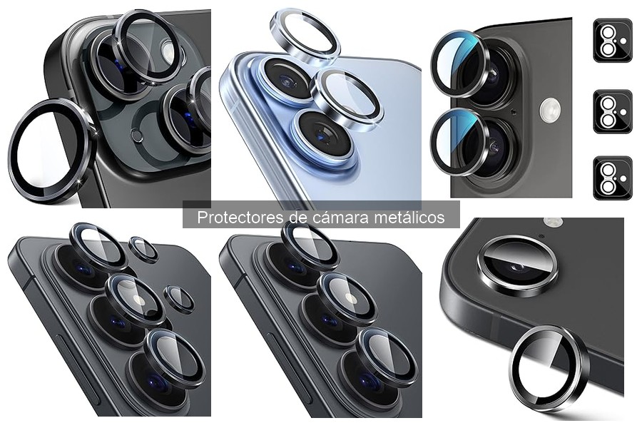 Mejores protectores de cámara metálicos para smartphones de gama media