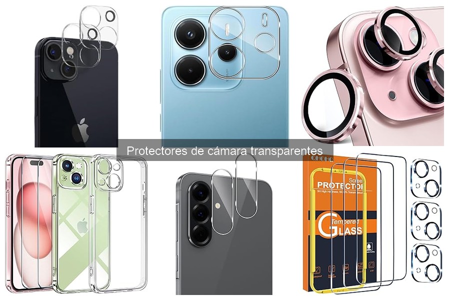 Mejores protectores de cámara transparentes para iPhone