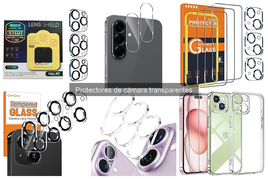 Mejores protectores de cámara transparentes para Samsung