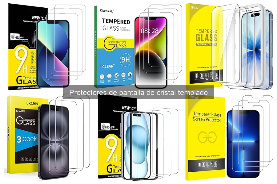 Mejores protectores de pantalla de cristal templado para móviles
