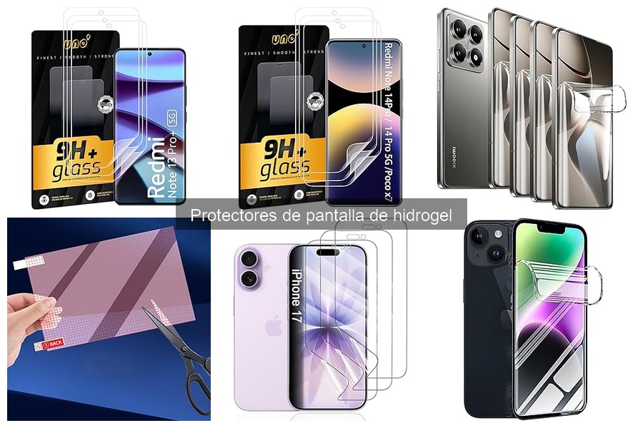 Mejores protectores de pantalla de hidrogel para iPhone