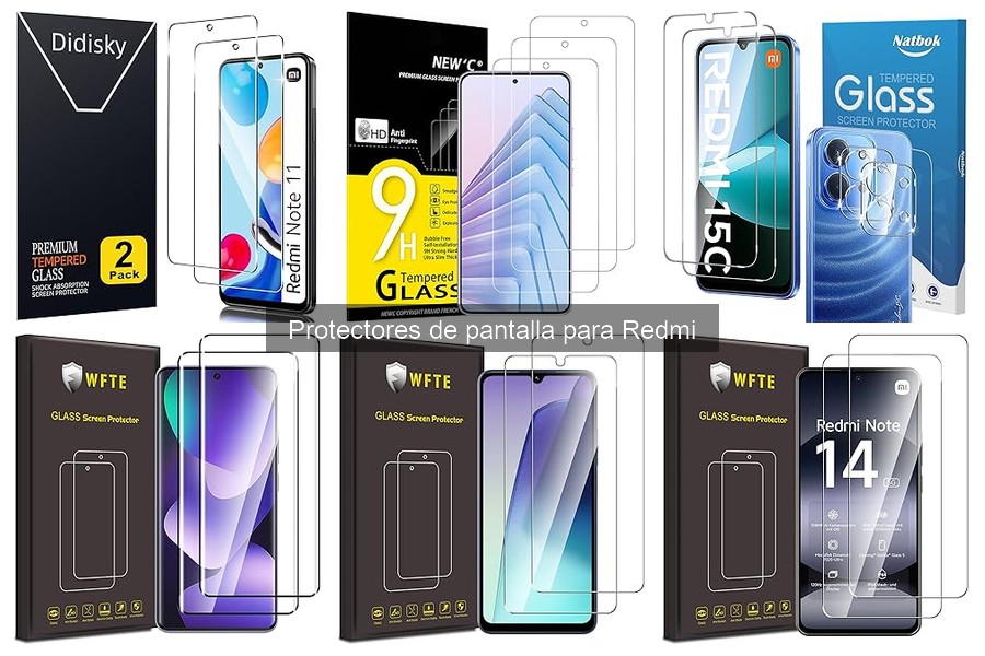 Mejores protectores de pantalla para Redmi en 2023