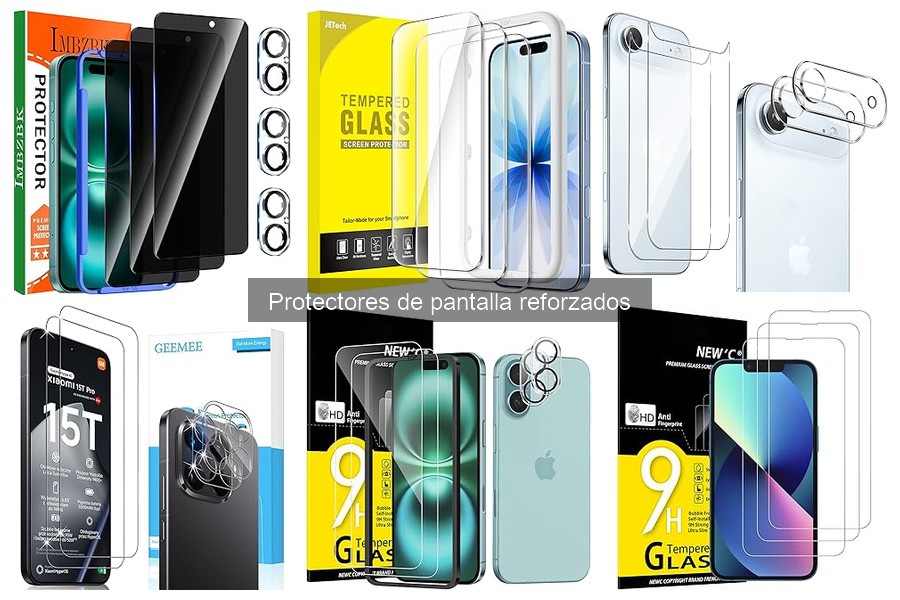 Mejores protectores de pantalla reforzados para teléfonos populares