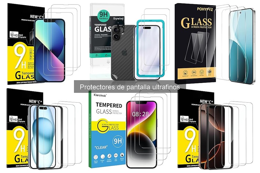 Mejores protectores de pantalla ultrafinos para iPhone y OPPO