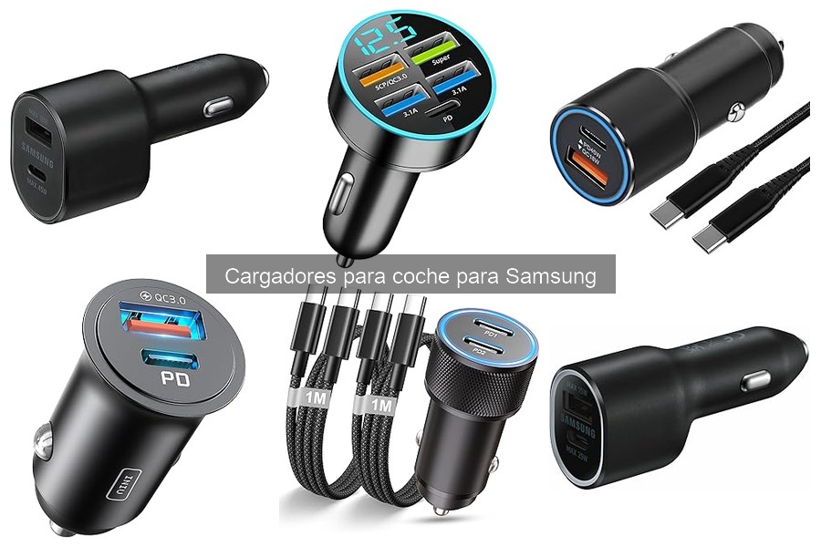 Mejores sitios para comprar cargadores para coche Samsung