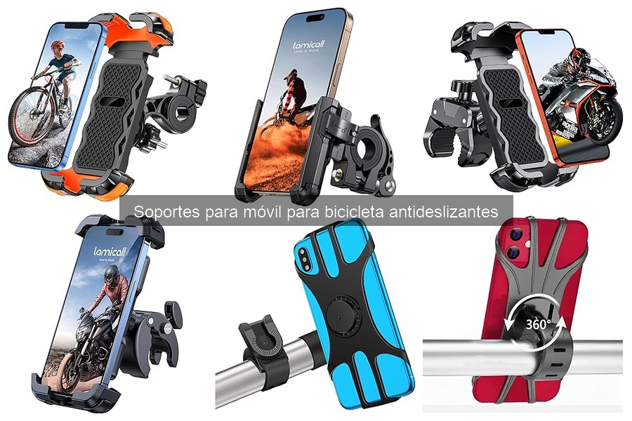 Mejores soportes antideslizantes para móvil en bicicleta 2023