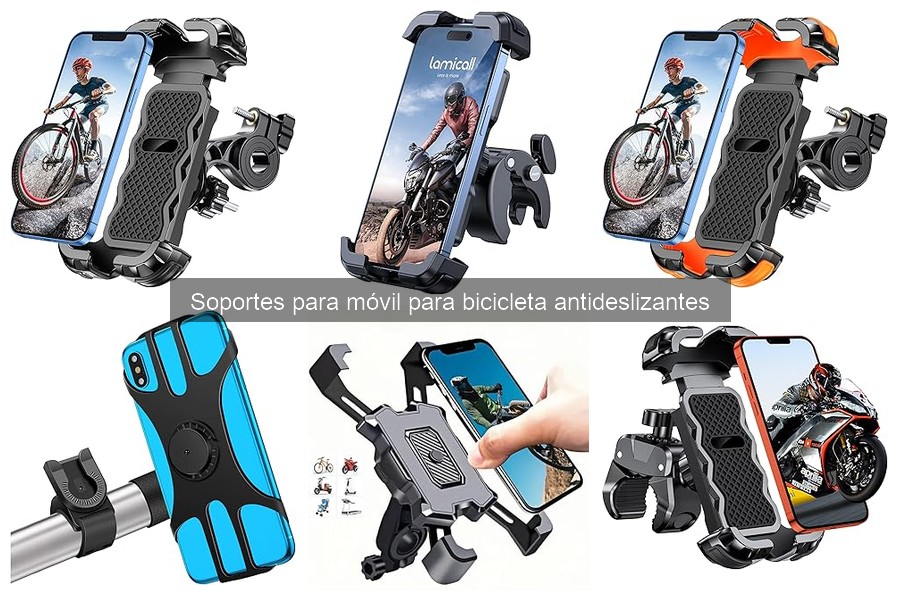 Mejores soportes antideslizantes para móvil en bicicleta