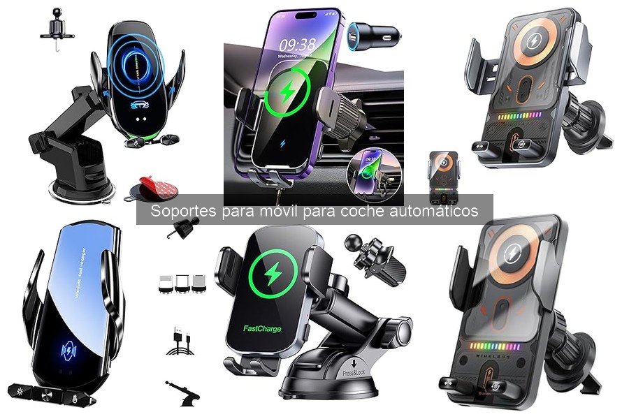Mejores soportes automáticos para móvil en coche 2023