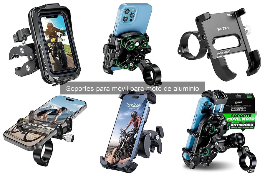 Mejores Soportes de Aluminio para Móvil en Motos 2023