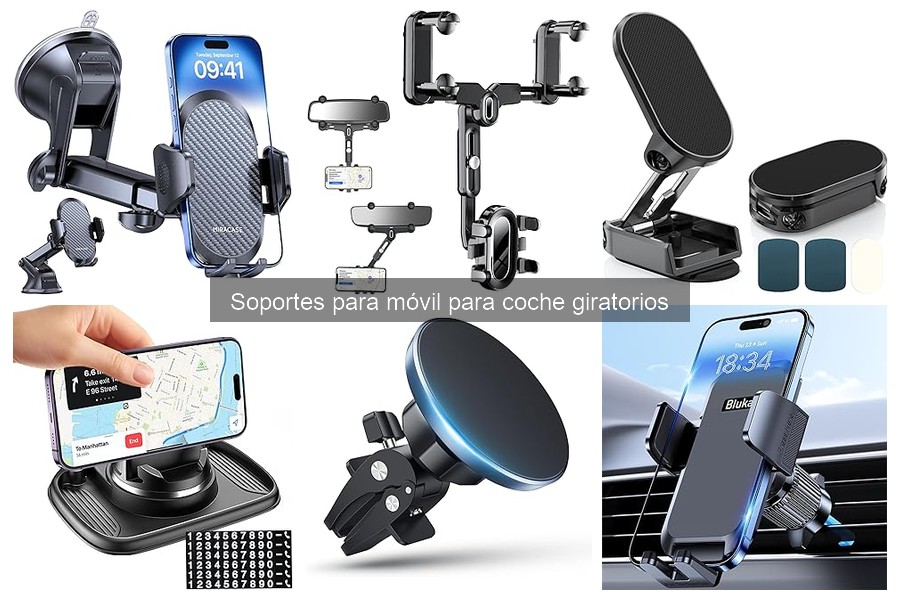 Mejores soportes giratorios para móviles en 2023