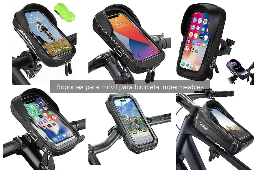 Mejores Soportes Impermeables para Móvil en Bicicletas de Montaña