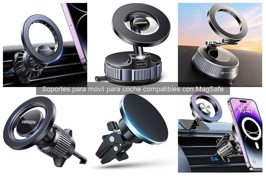 Mejores soportes MagSafe para móvil en coche: comparativa 2023