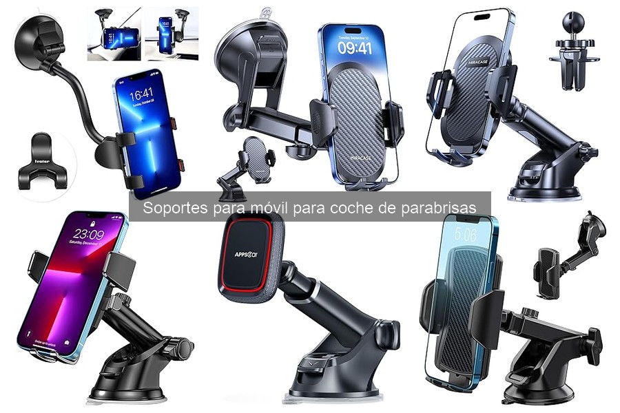 Mejores soportes para móvil de parabrisas para viajes largos