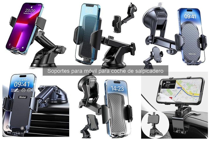Mejores soportes para móvil de salpicadero en viajes largos