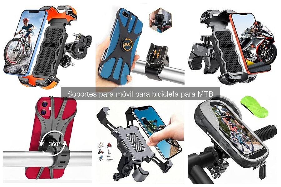 Mejores soportes para móvil en bicicleta MTB: Comparativa 2023