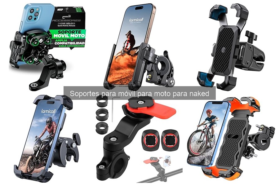 Mejores Soportes para Móvil en Moto Naked 2023