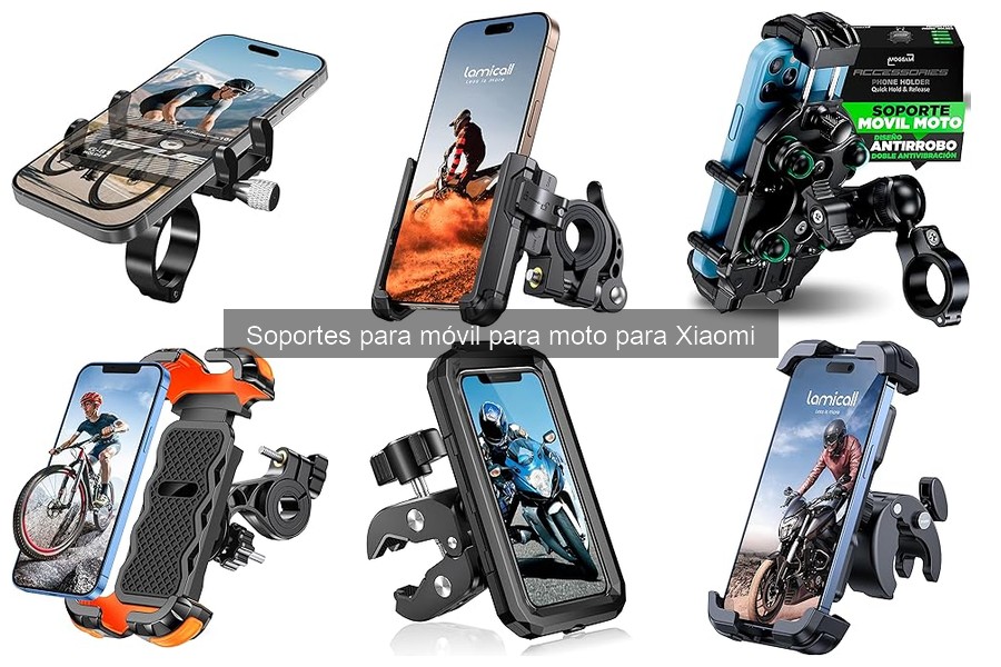 Mejores soportes para móvil en motos Xiaomi: comparativa 2023