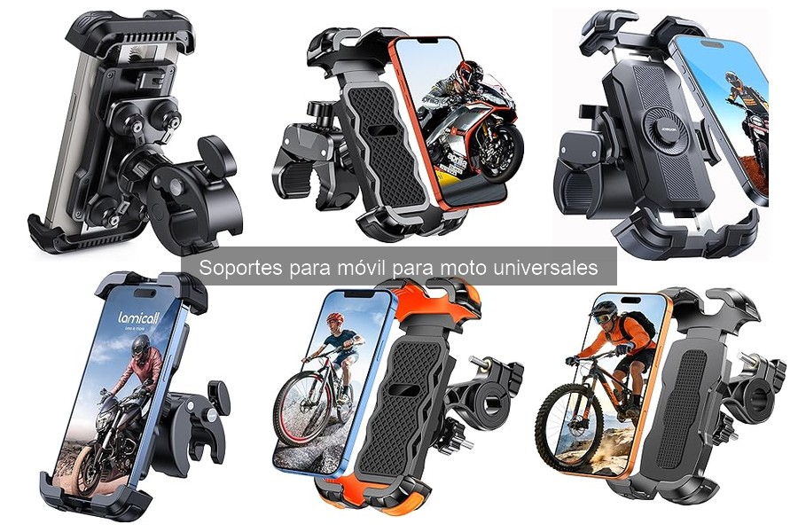 Mejores soportes para móvil universales para moto 2023