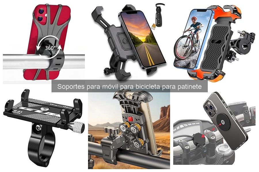 Mejores Soportes para Móviles en Bicicletas Eléctricas